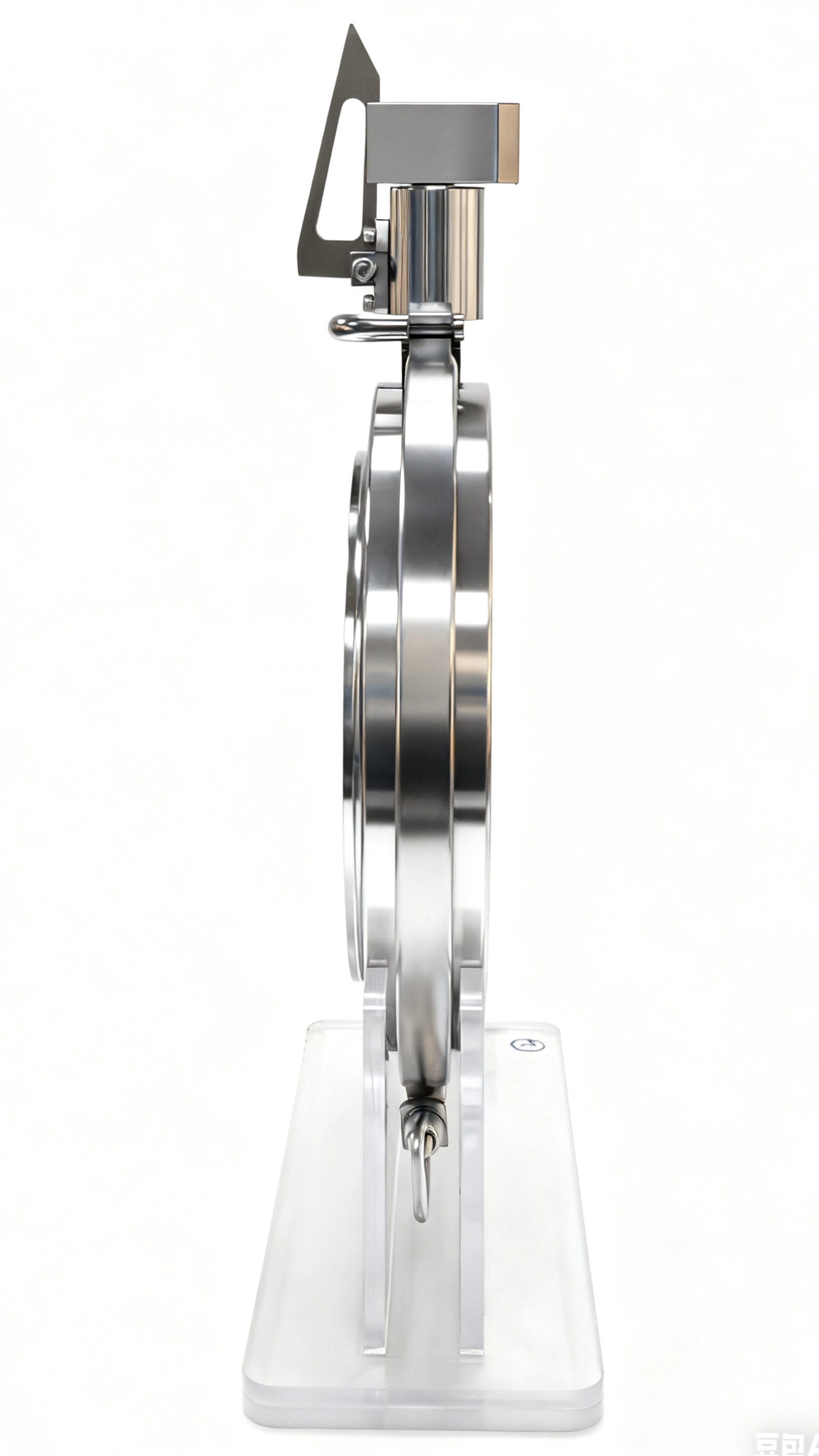 Stainless Steel Sanitary Hastelloy Powder Manual Butterfly Valve