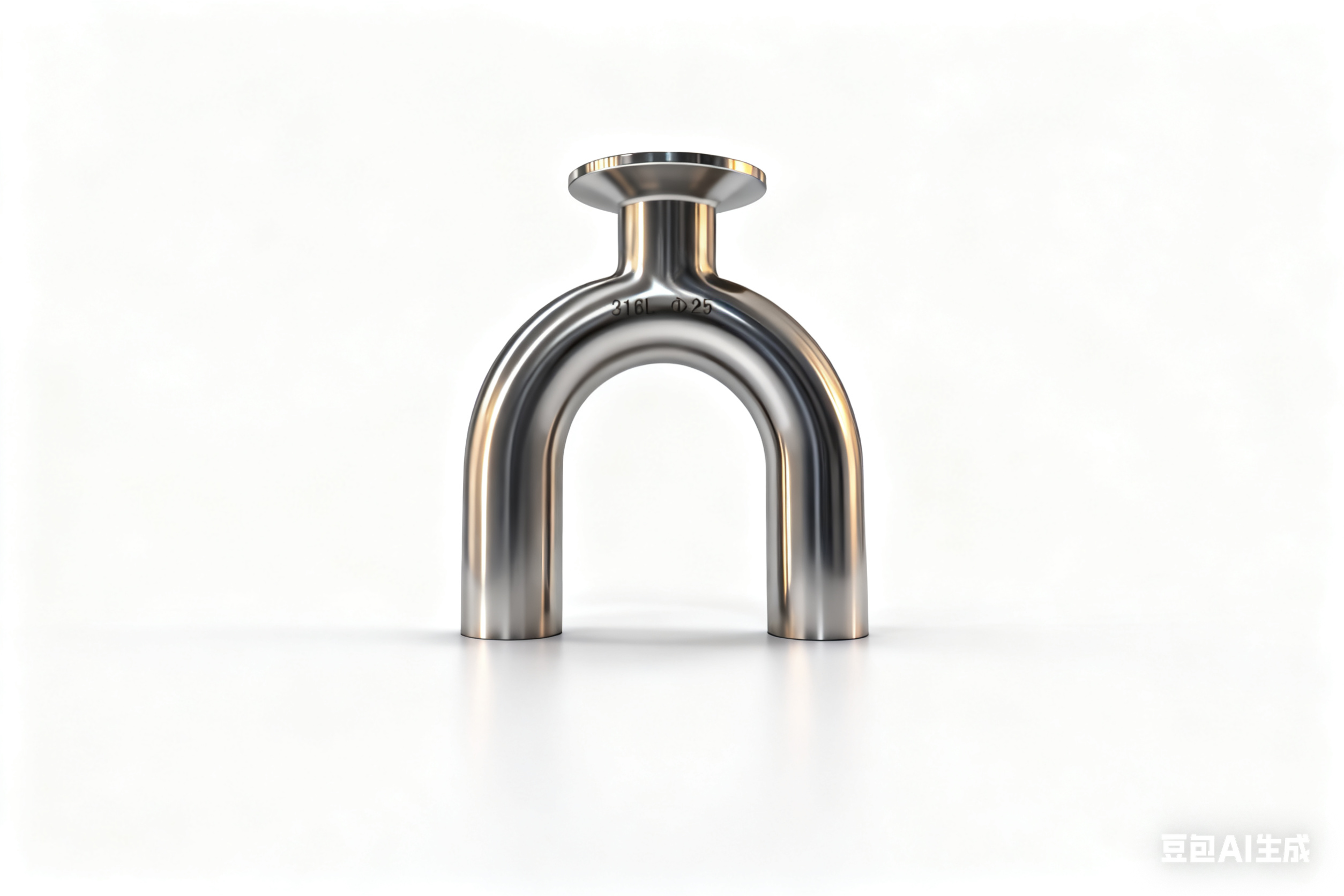 Stainless steel U-shaped tee welding quick-installation pipe fitting