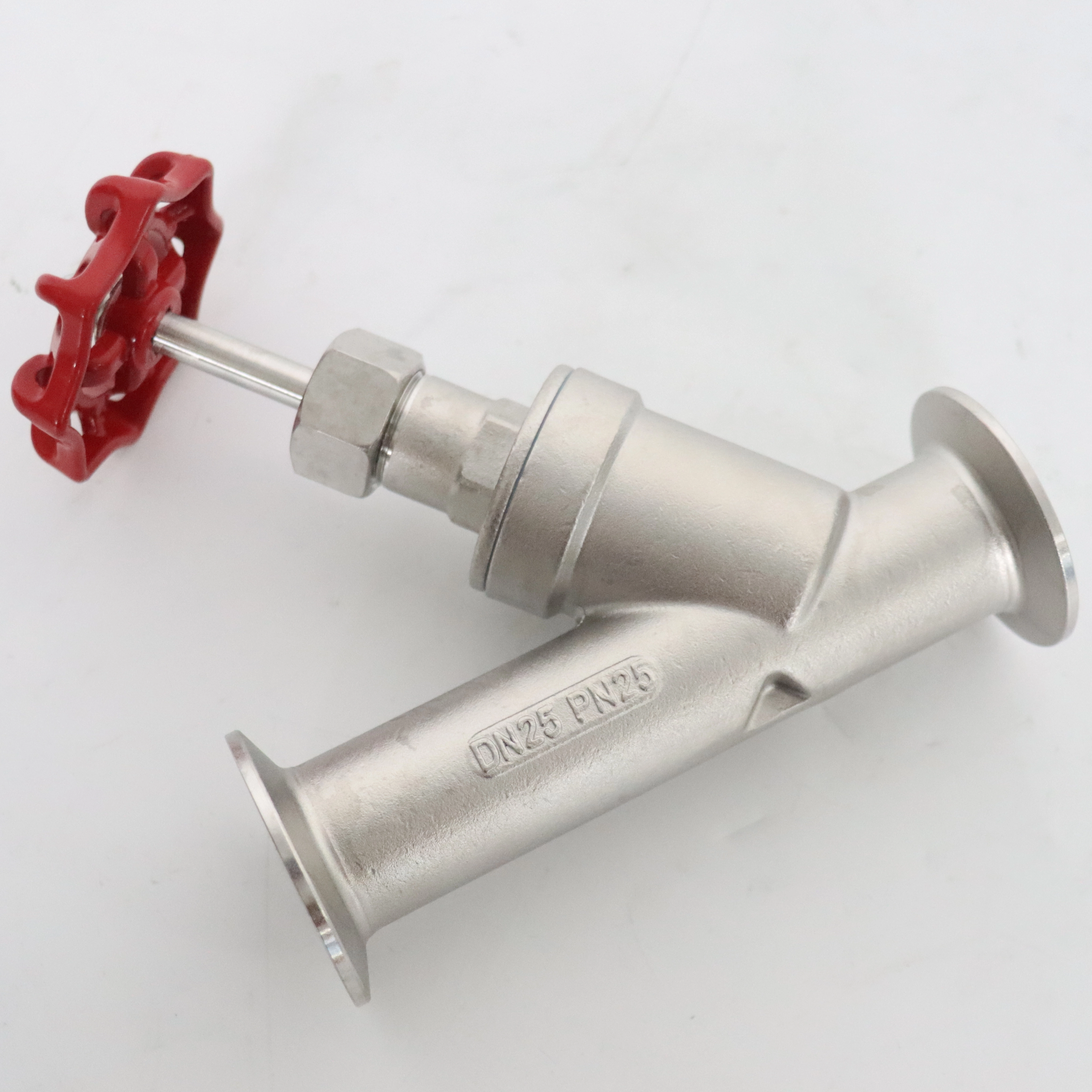 Stainless Steel Steam High Temperature Resistant Manual Quick-release Angle Seat Valve