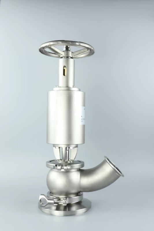 Stainless Steel Sanitary LPG Elbow Tank Bottom Valve