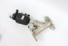Stainless Steel Two-way Flange Pneumatic Plastic Head Angle Seat Valve