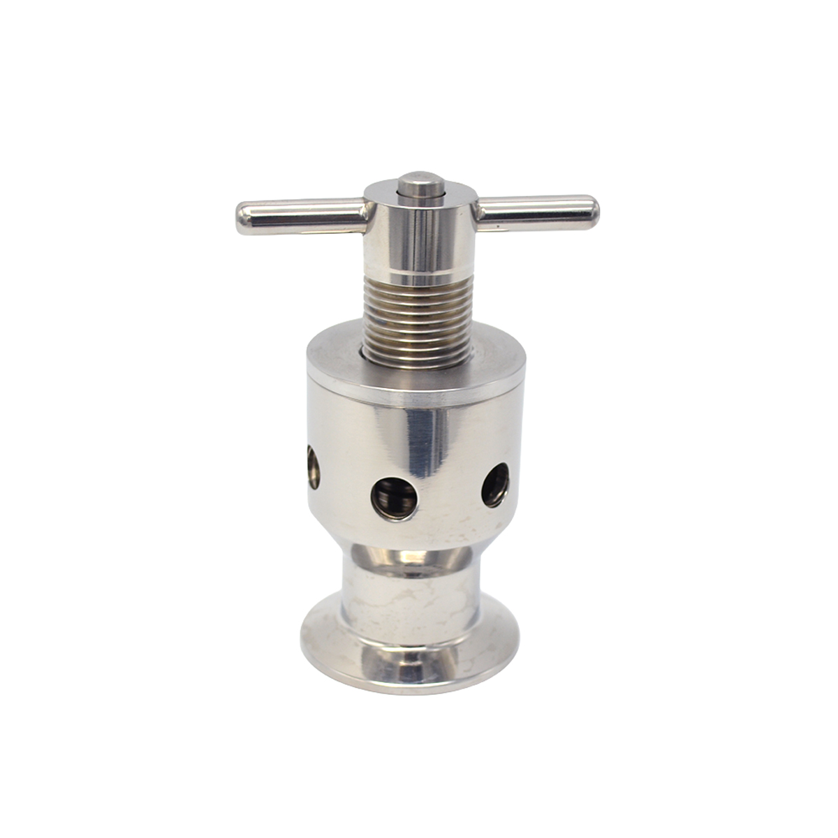 Stainless Steel Sanitary Adjustable Flow Manual Safety Exhaust Valve