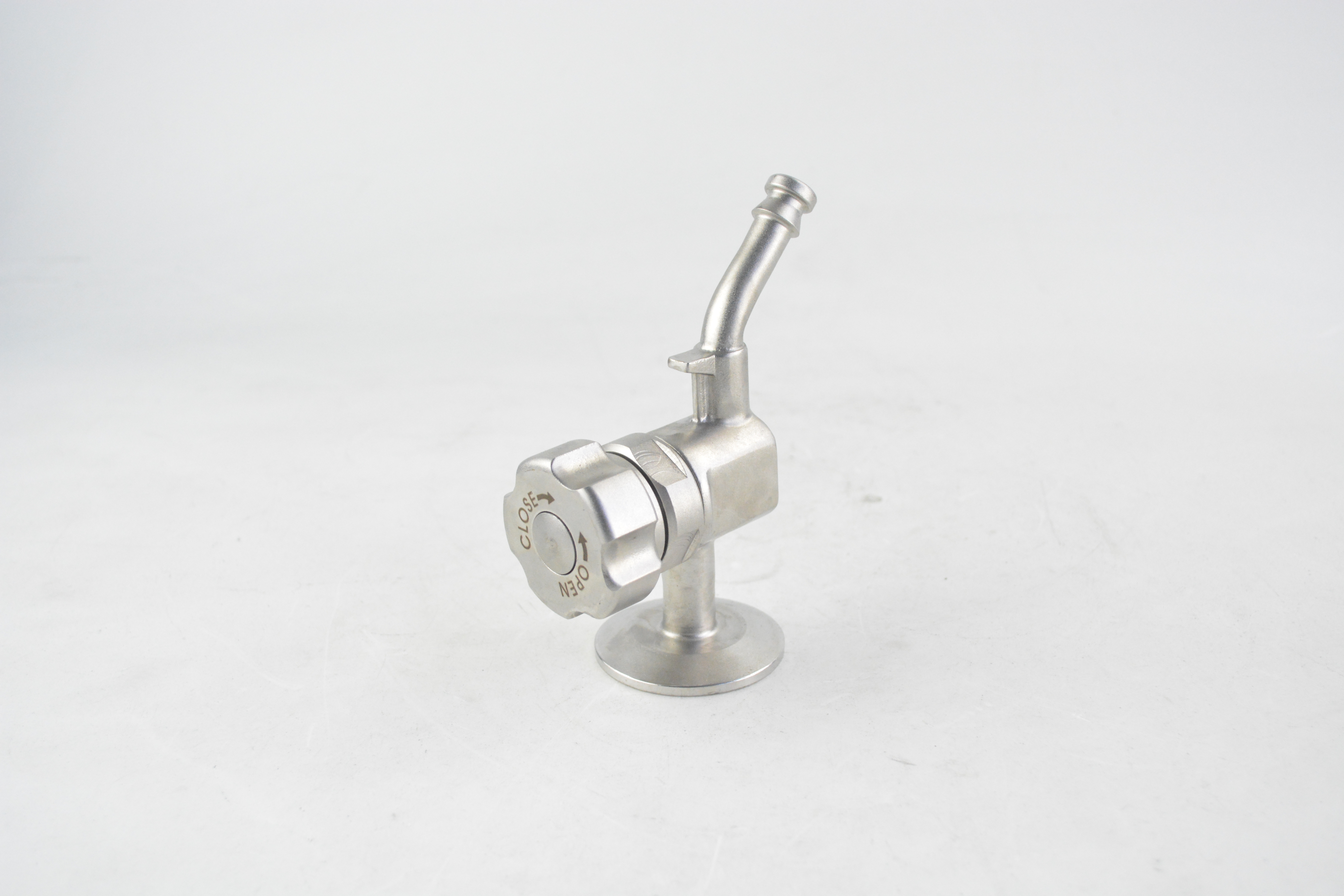SS304 Sanitary Grade Integrated Pressure Faucet-Type Sampling Valve