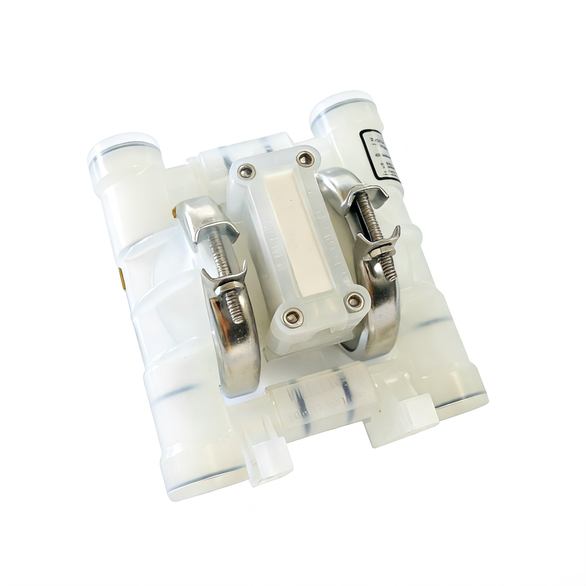 Sanitary Clamp Mechanical Dual air operated Pneumatic 12V Diaphragm Pump