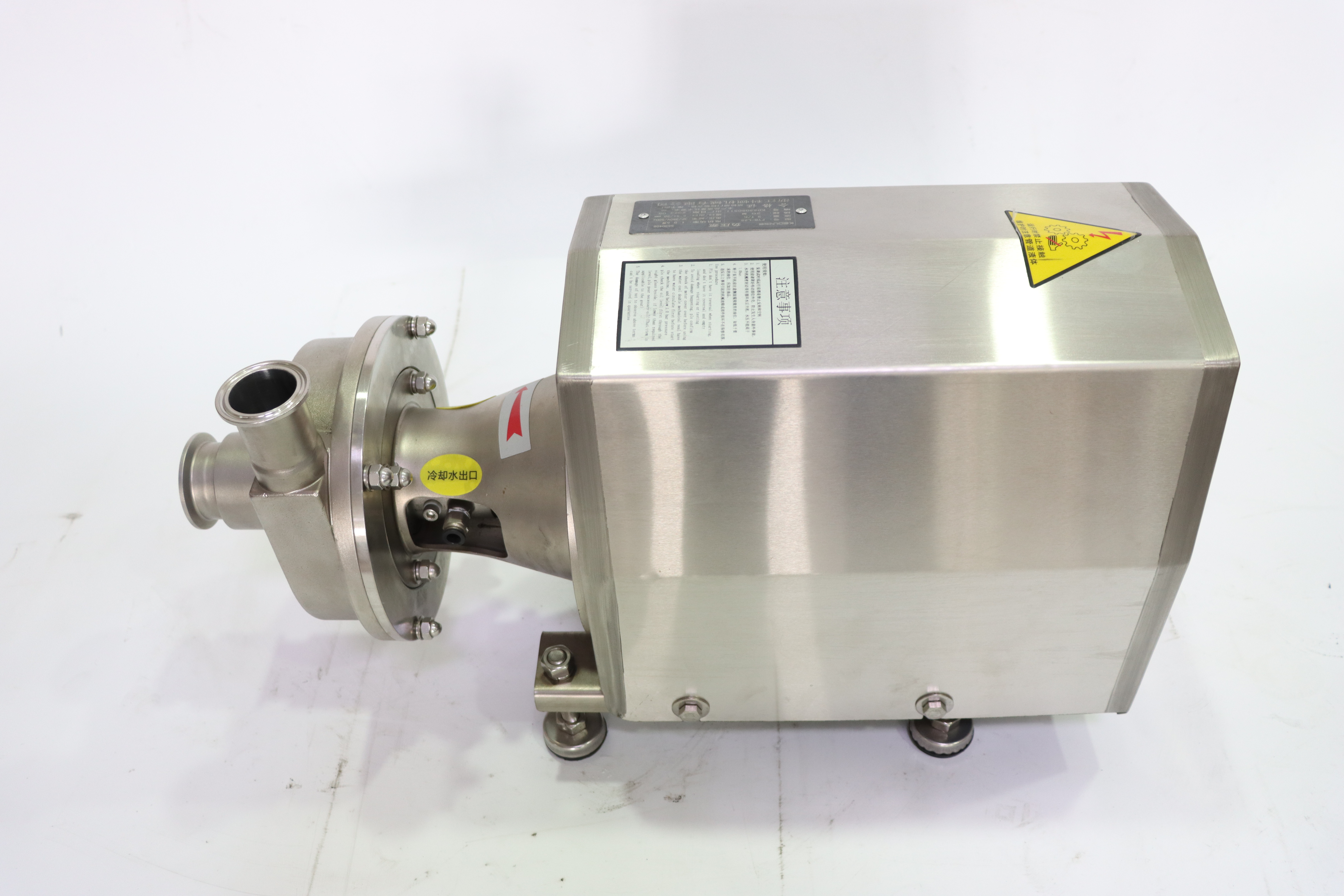Stainless Steel CIP Liquid Ring Self Priming Vertical 1.5 Kw Centrifugal Pump