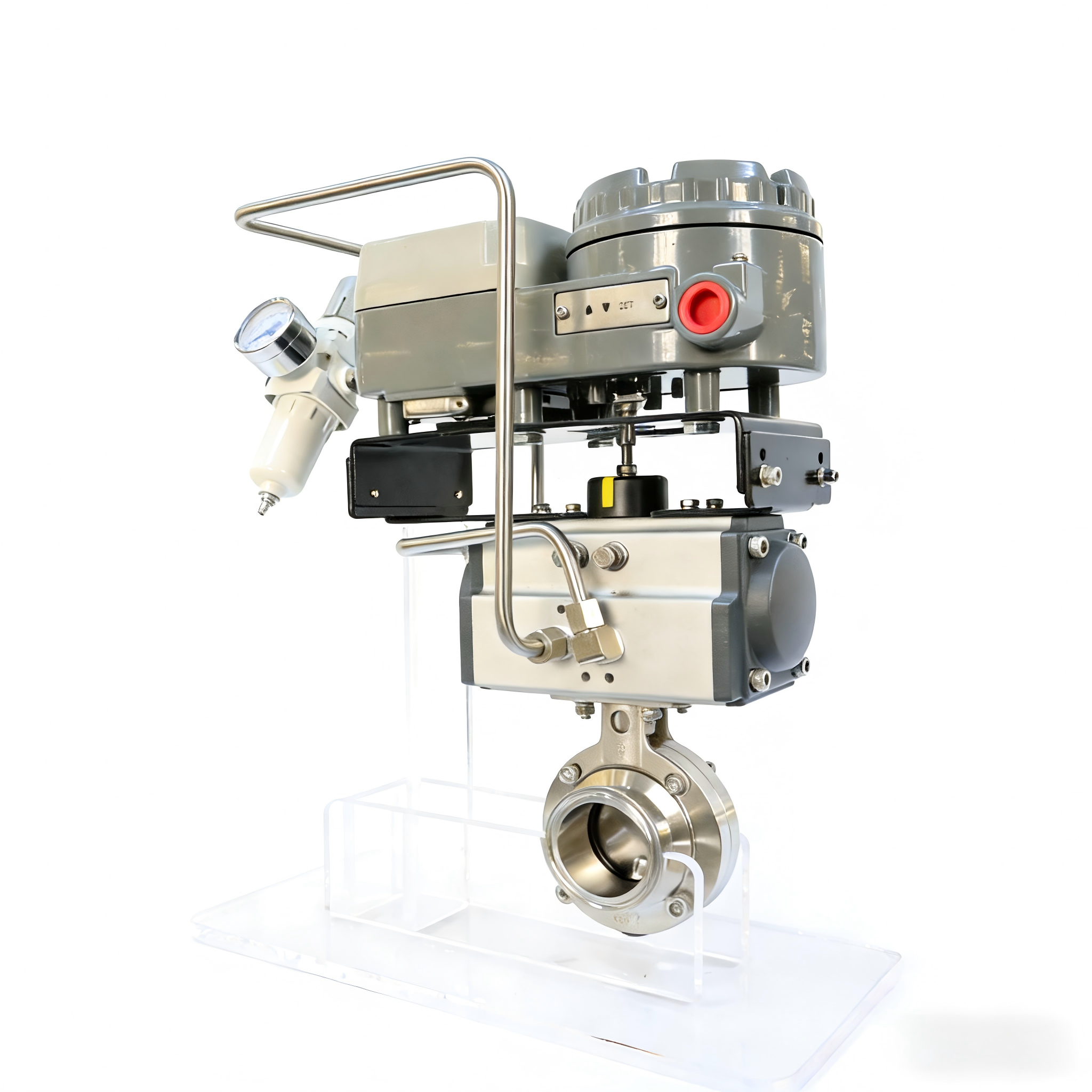 STAINLESS STEEL Concentric Groove 316L PTFE butterfly valve