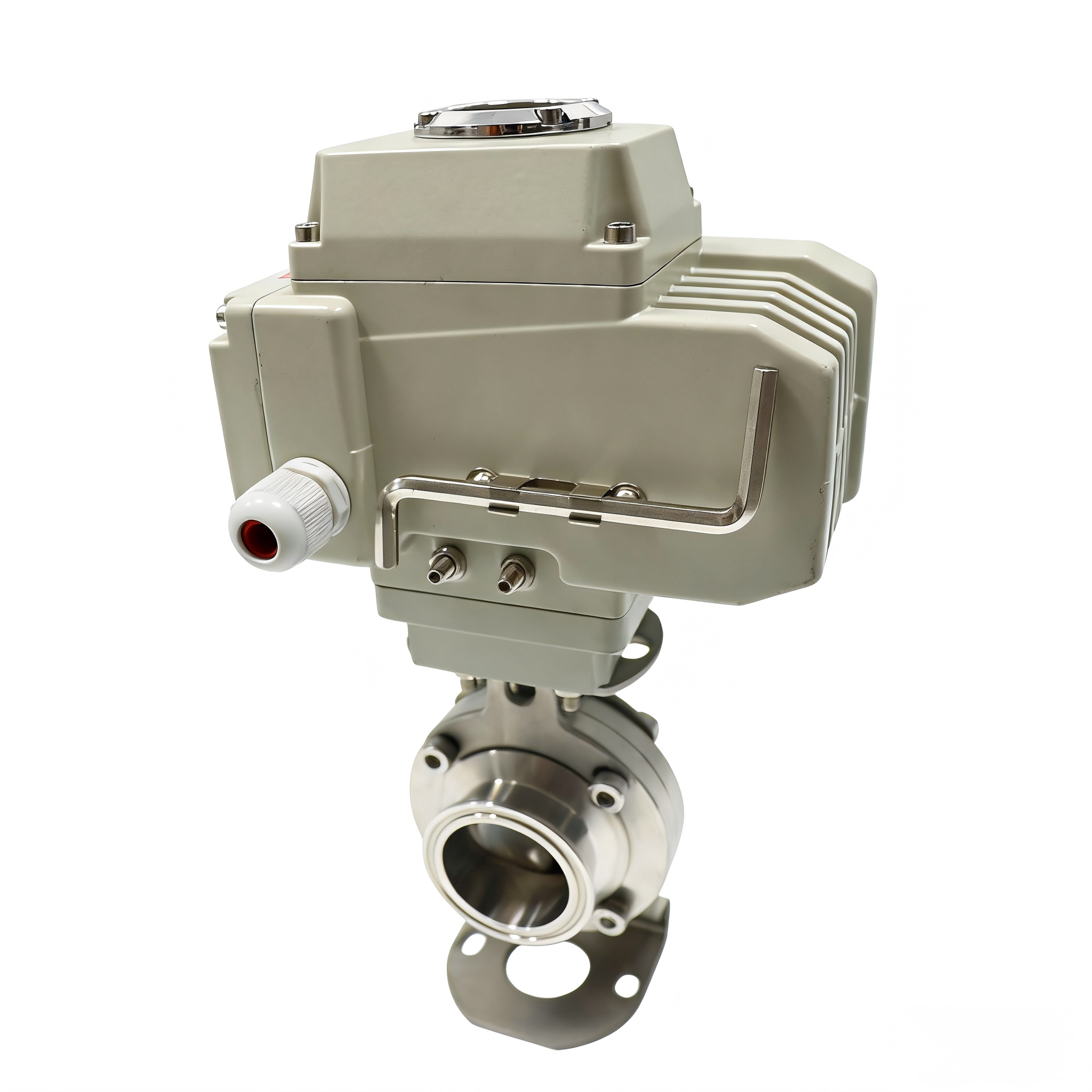 STAINLESS STEEL 6 Inches PVC Clamp Solenoid Butterfly Valve