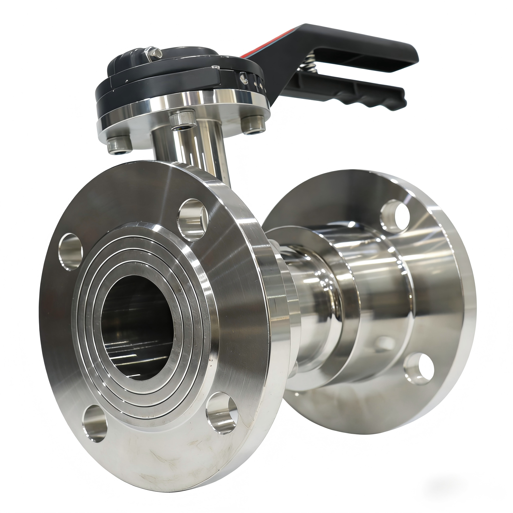 STAINLESS STEEL Triple Offset Flanged PTFE Seat Ring Butterfly Valve