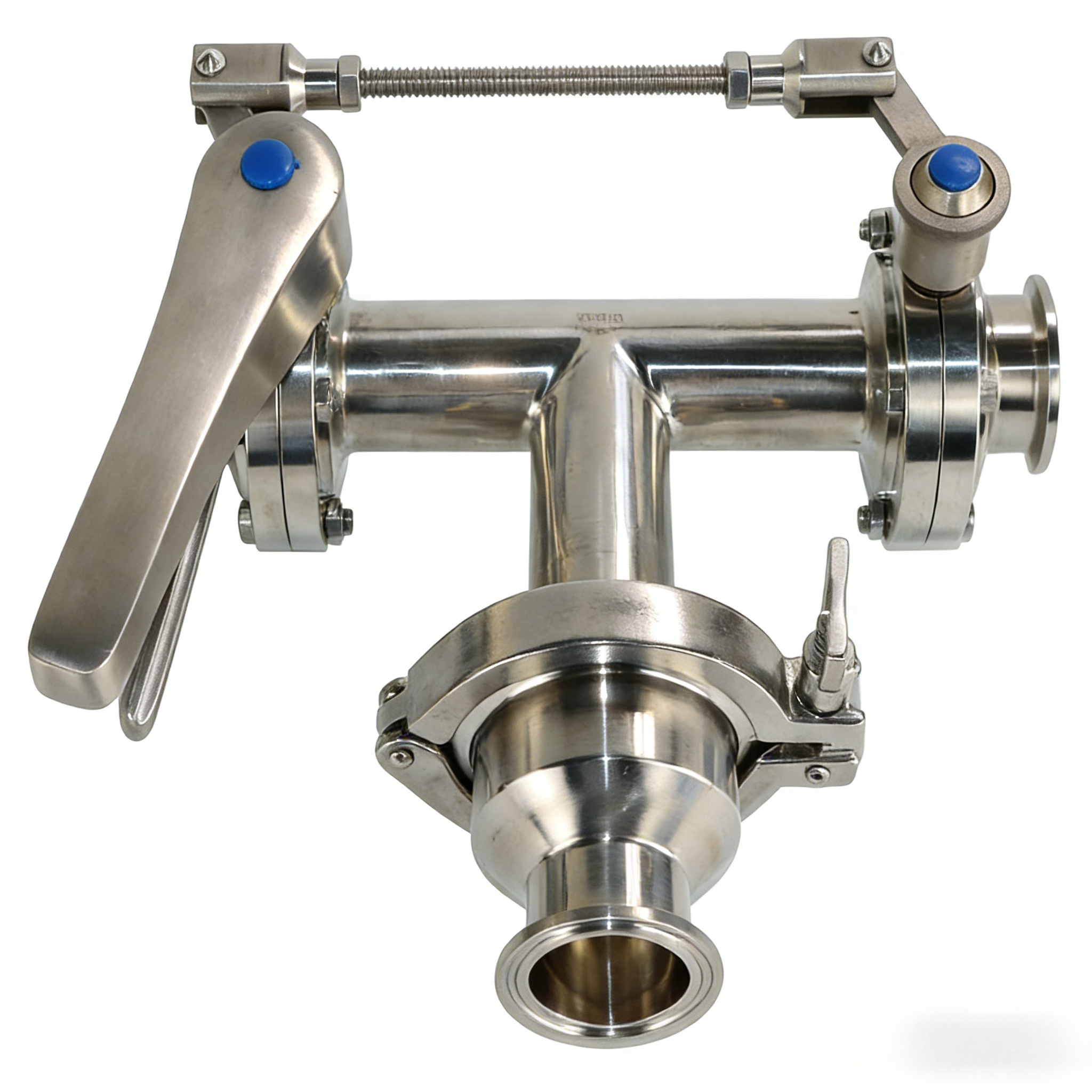 STAINLESS STEEL Sanitary Wafer-Type Concentric Rubber Seat Butterfly Valve