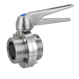 Stainless Steel Sanitary High-flow Threaded Butterfly Valve