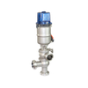 Stainless Steel Sanitary Double Seat Clamping Flow Diversion Valve