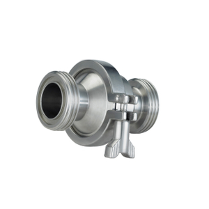 Stainless Steel Sanitary Vertical One Way Spring Check Valve 