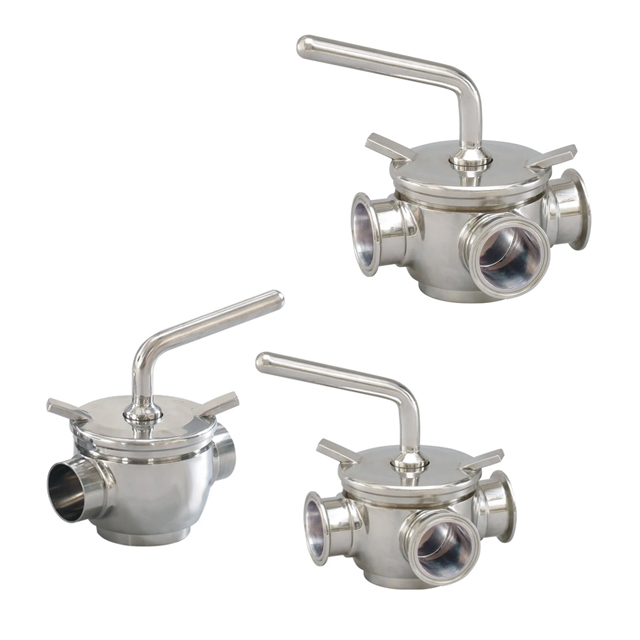 Stainless Steel Sanitary Compact Low Pressure Plug Valve for Tank