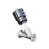 Stainless Steel Sanitary Weld Angle Valve for Highly Viscous Media