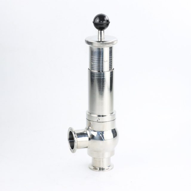Stainless Steel Long Radius In-line Type Air Release Safety Valve 