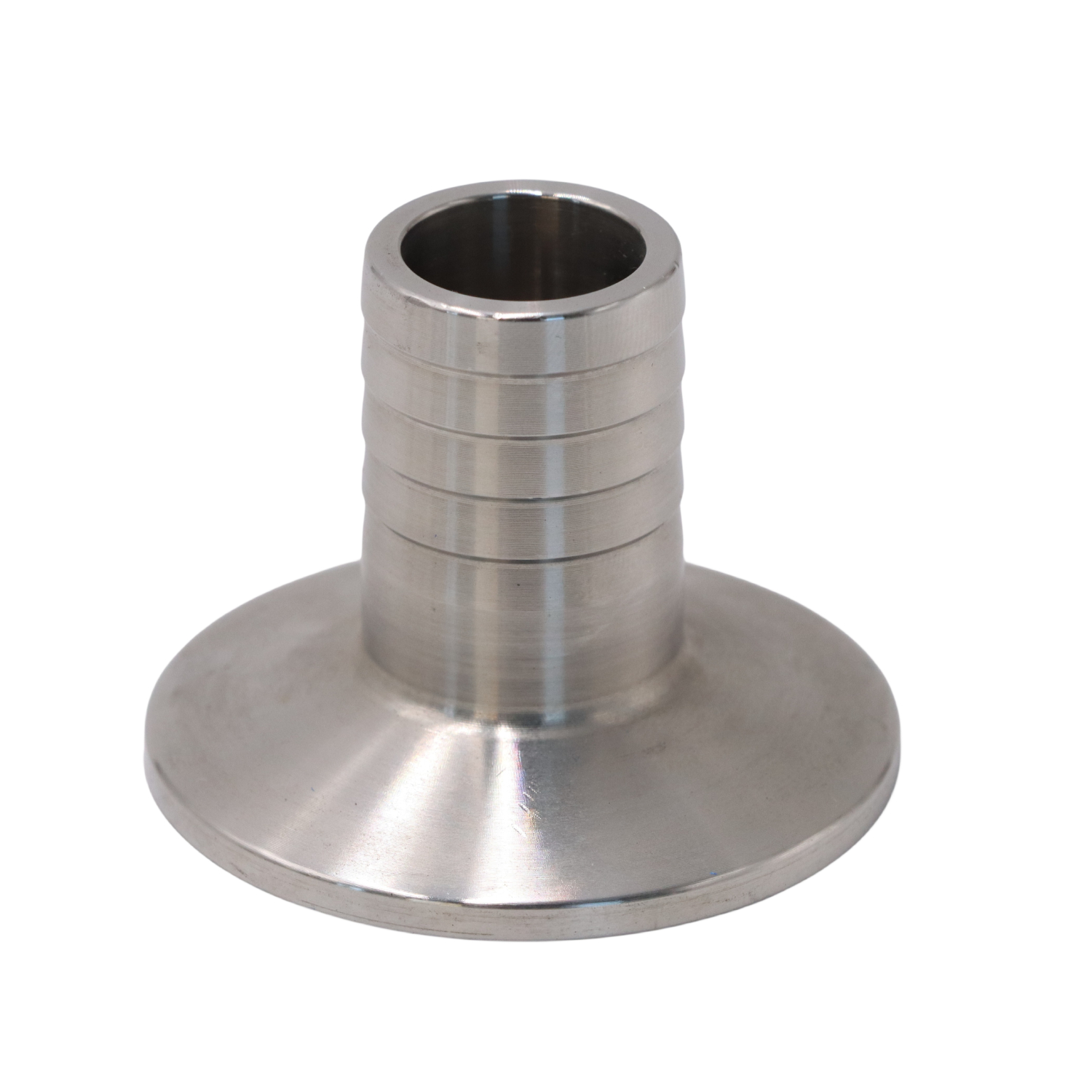 SS304 Stainless Steel Sanitary High Cleanliness JN-FL 23 2008 Clamped High Pressure Hose Coupling Adapter For Beverage Engineering