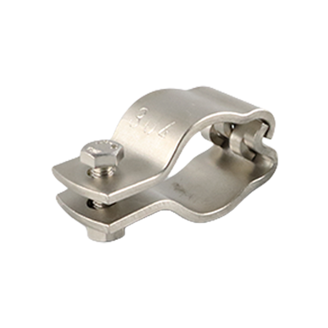 Stainless Steel Adjusting Open Joint Hinged Pipe Clamp Holding Bracket 