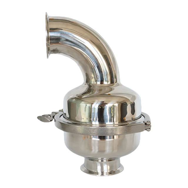Short Stainless Steel Sanitary Inline Strainer Fit Pipe with Clamp Ends 