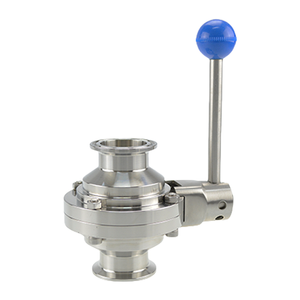 Sanitary Stainless Steel DIN Manual Tri-Clamped Butterfly Ball Valve