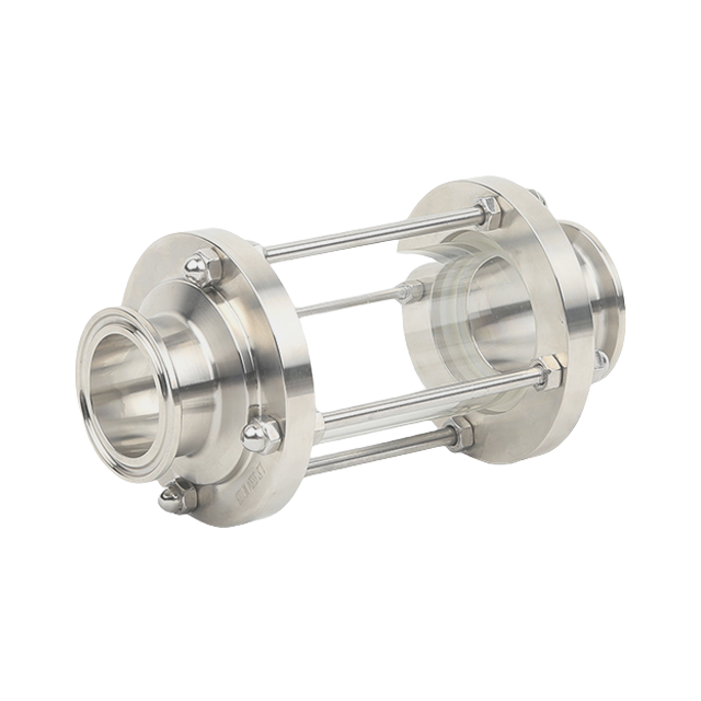 Hygenic Stainless Steel Ferrule Clamp Flow Sight Glass
