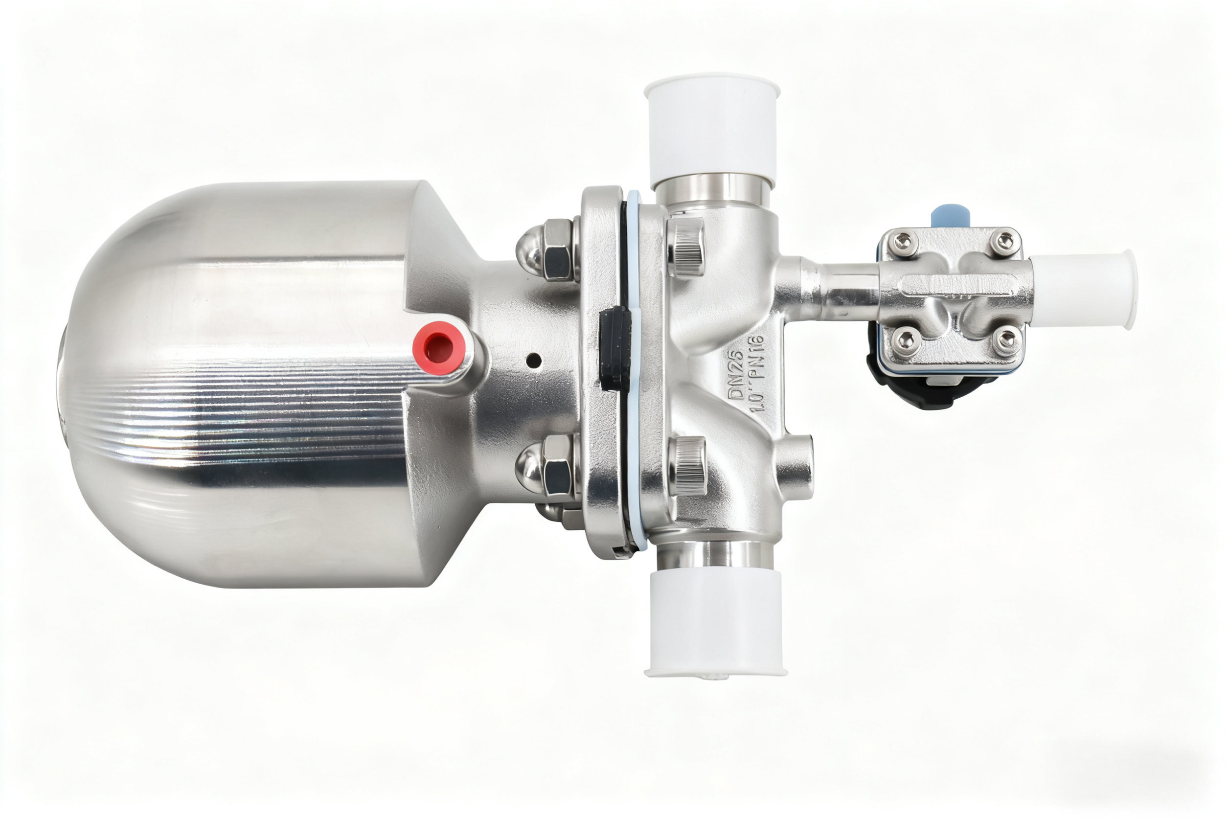 Stainless Steel Sanitary Pneumatic Straight-through Quick-install Diaphragm Valve