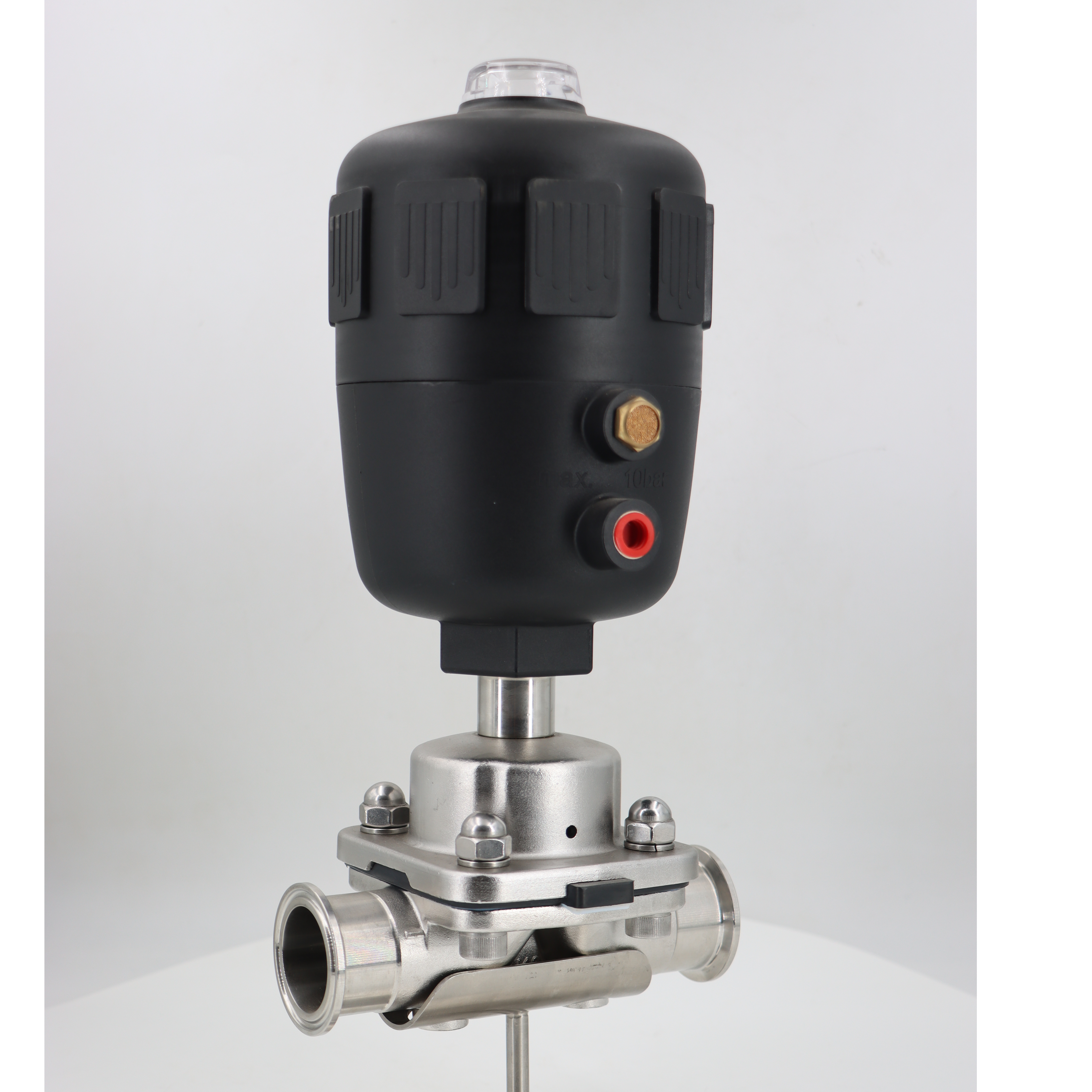 Stainless Steel Sanitary Welded Plastic Pneumatic Diaphragm Valve