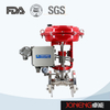 Stainless steel positioning micro-control proportional regulating flange diaphragm valve
