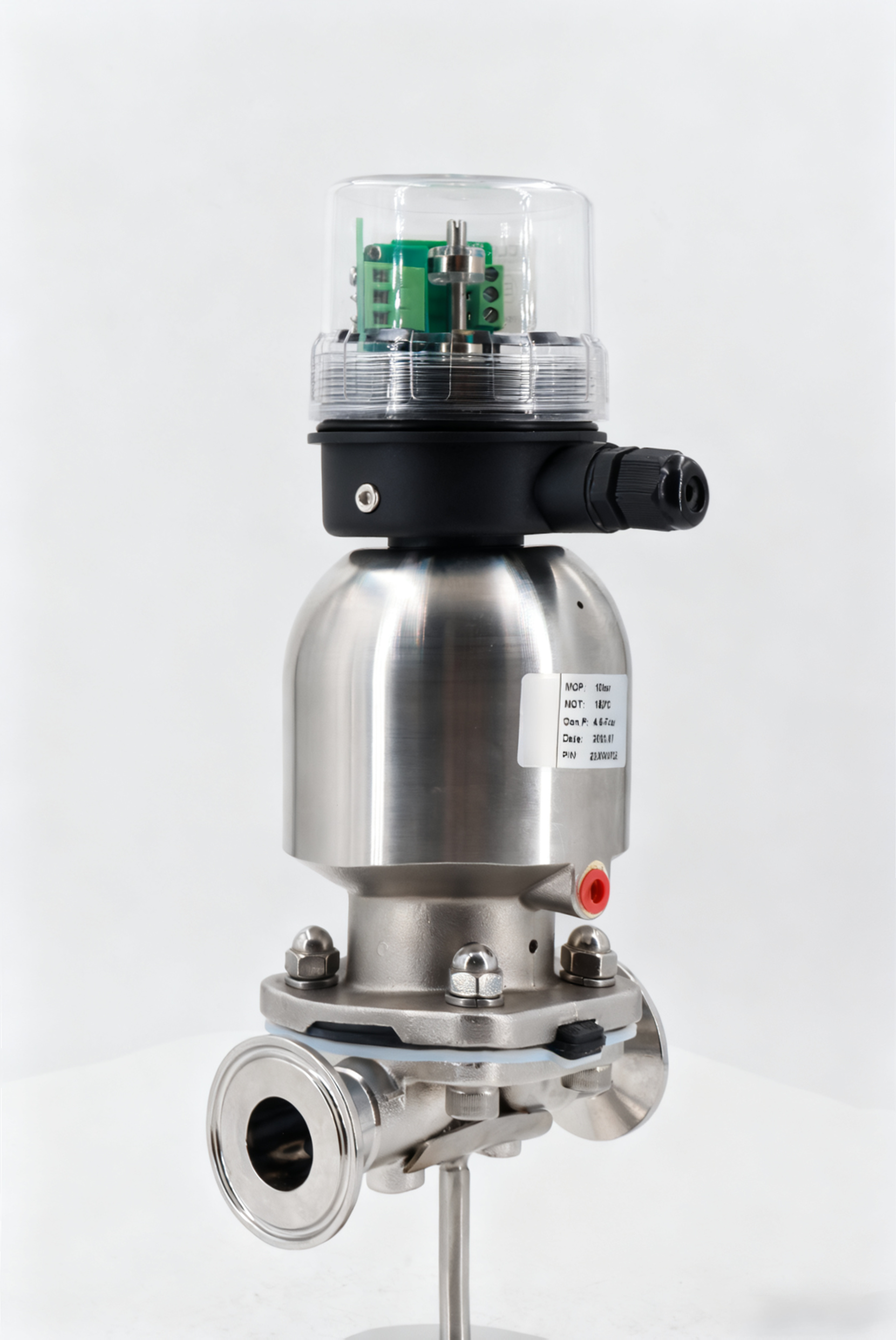 Stainless steel pneumatic quick-installation welded threaded diaphragm valve