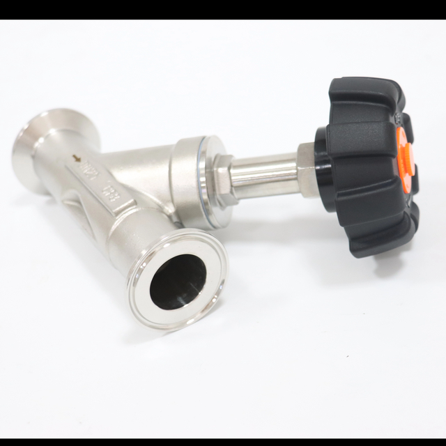 Stainless Steel Corrosion-resistant Steam Valve Plastic Head Manual Quick-release Angle Seat