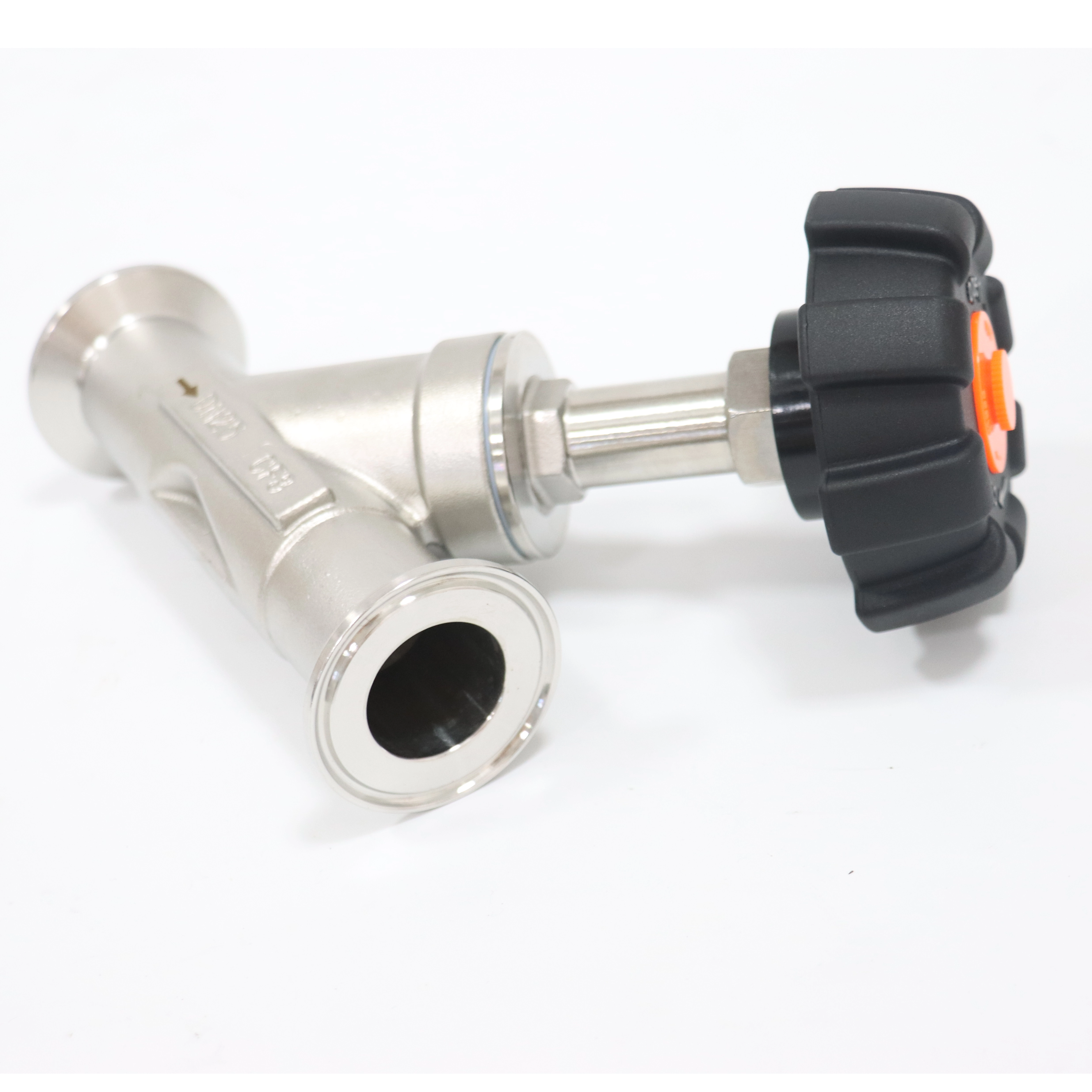 Stainless Steel Corrosion-resistant Steam Valve Plastic Head Manual Quick-release Angle Seat