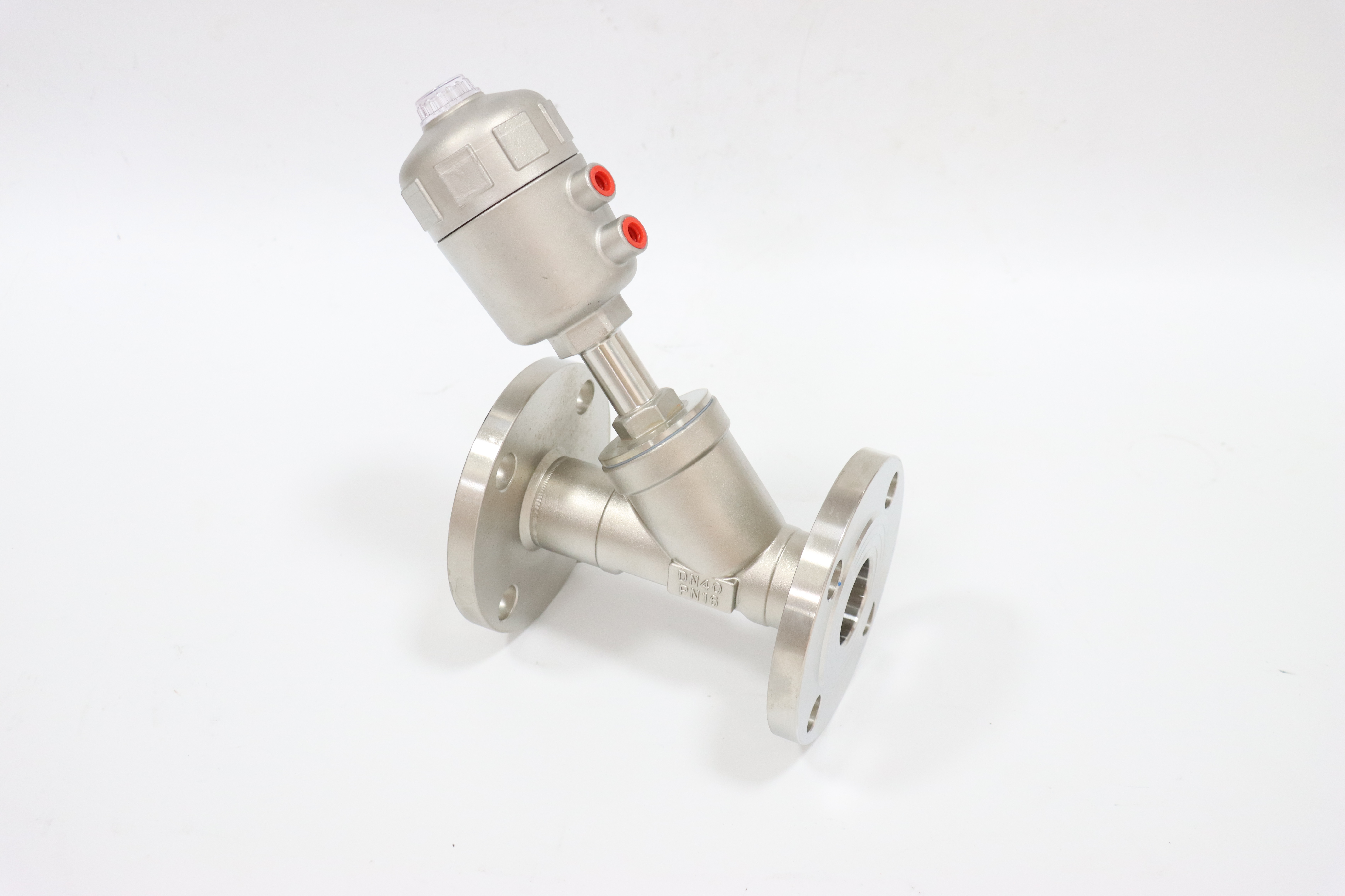 Stainless Steel High Temperature Corrosion Resistant Flange Steam Angle Seat Valve
