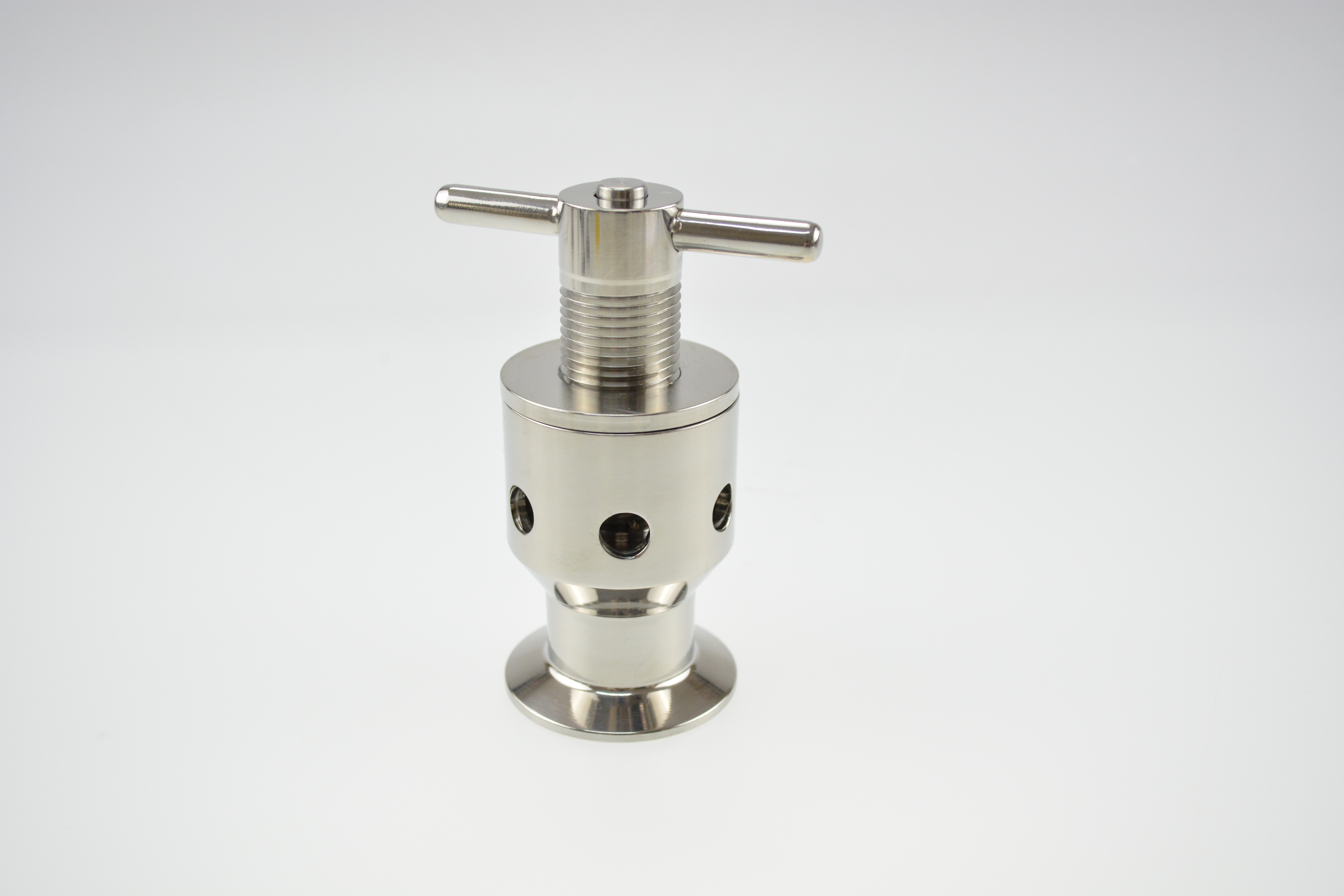 Stainless Steel Sanitary Adjustable Flow Manual Safety Exhaust Valve