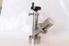 Stainless steel sanitary push-button vacuum plunger oil sampling valve