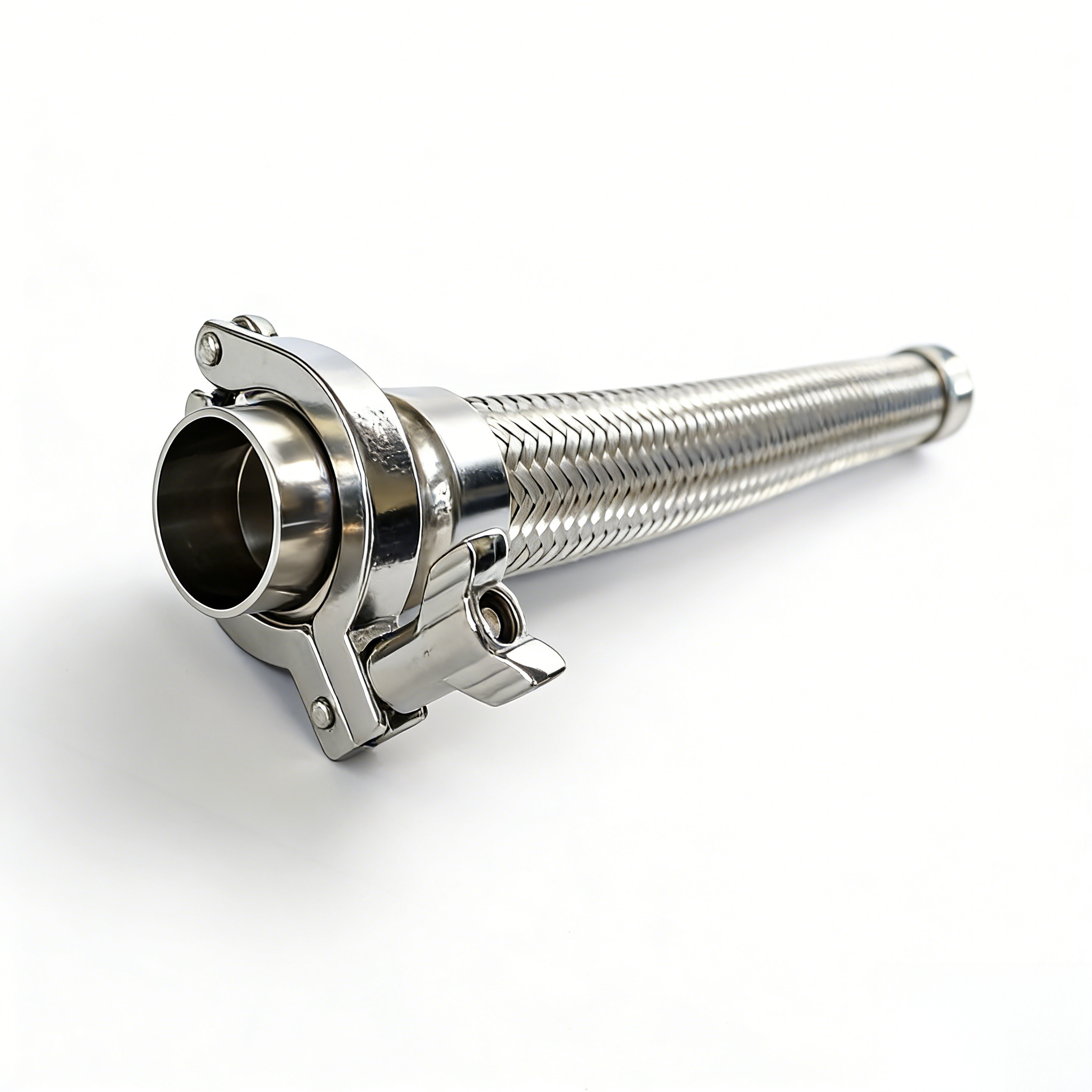 STAINLESS STEEL Food Grade Silicone Braided Wire Reinforced Flexible Hose