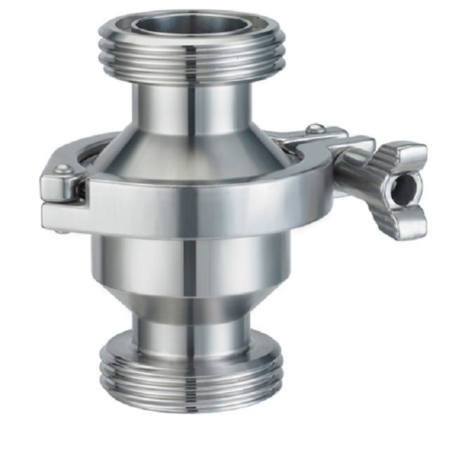 Stainless Steel Hygienic Male Threaded Check Valve for Tank