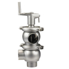 Stainless Steel Sanitary Pneumatic Stop Disc Valve for Liquid
