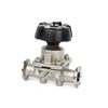 Stainless Steel Sanitary Clamped Straight Diaphragm Valve for Food