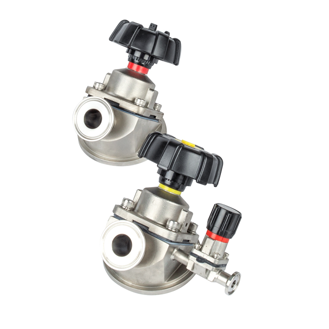 Stainless Steel Sanitary Diaphragm Valve with PTFE Gasket