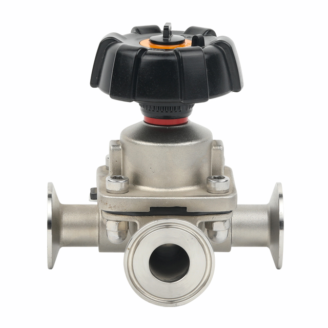 Stainless Steel High Purity Pilot Operated Diaphragm Valve