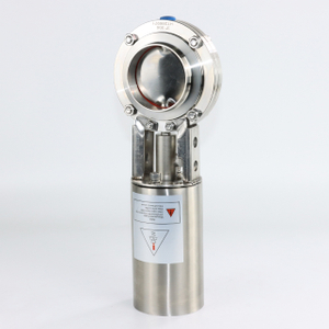 Stainless Steel Sanitary Corrosion Resistant Wafer Pneumatic Butterfly Valve
