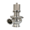 Stainless Steel Hygienic Tri Clamp Adjustable Pressure Relief Rebreather Valve