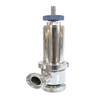 Sanitary Stainless Steel Relief Tank Rebreather Valve with Manual Seat Lift