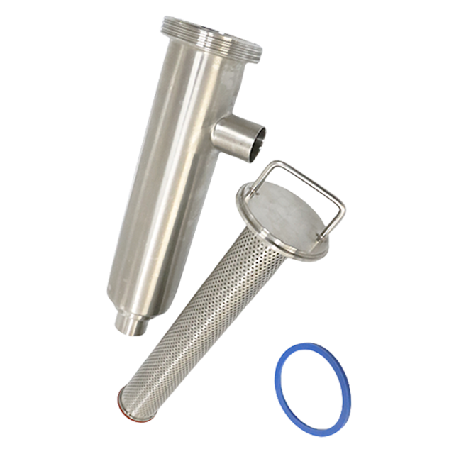 Hygenic Stainless Steel Side Discharge Filter Frame for Filter Sock