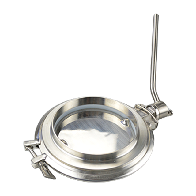Sanitary Stainless Steel Quick Release Manual Weld-End Powder Butterfly Valve