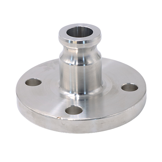 Sanitary Stainless Steel Food GradeF Type Flange Camlock Coupling Adaptor Fitting