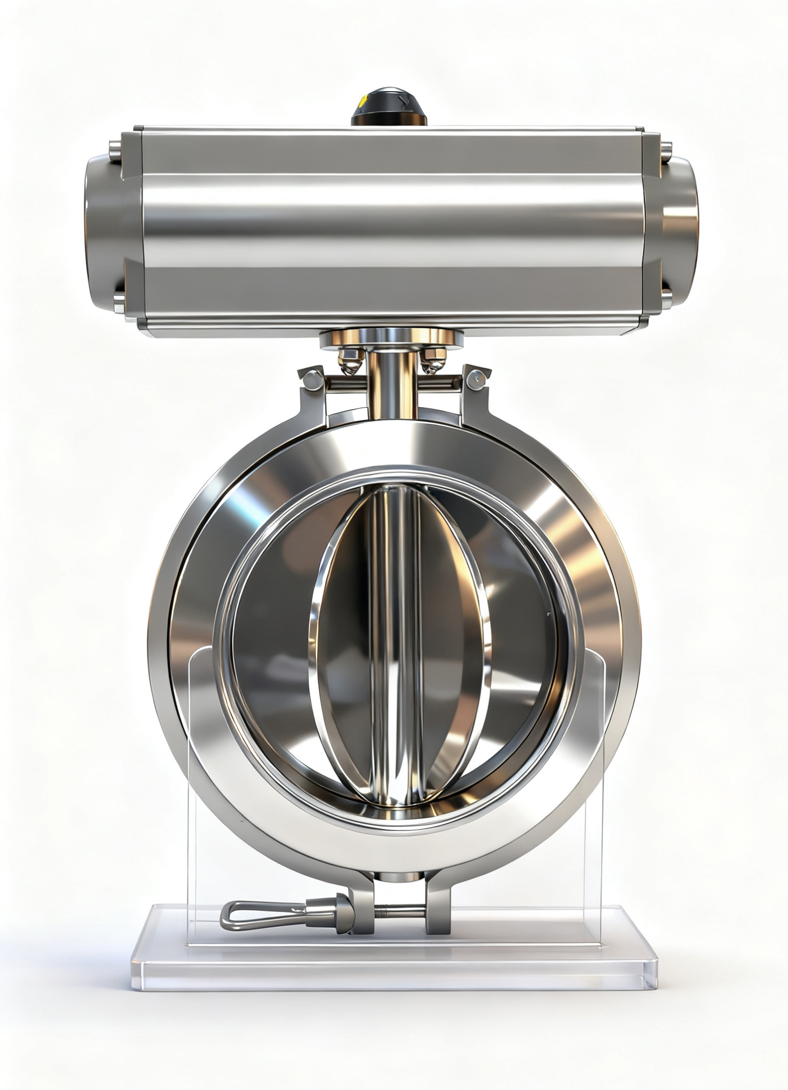 Hastelloy Sanitary Light Rotary Powder DIN Butterfly Valve