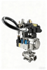316 Stainless Steel Sanitary Pneumatic Three-Piece Quick-Installation Ball Valve