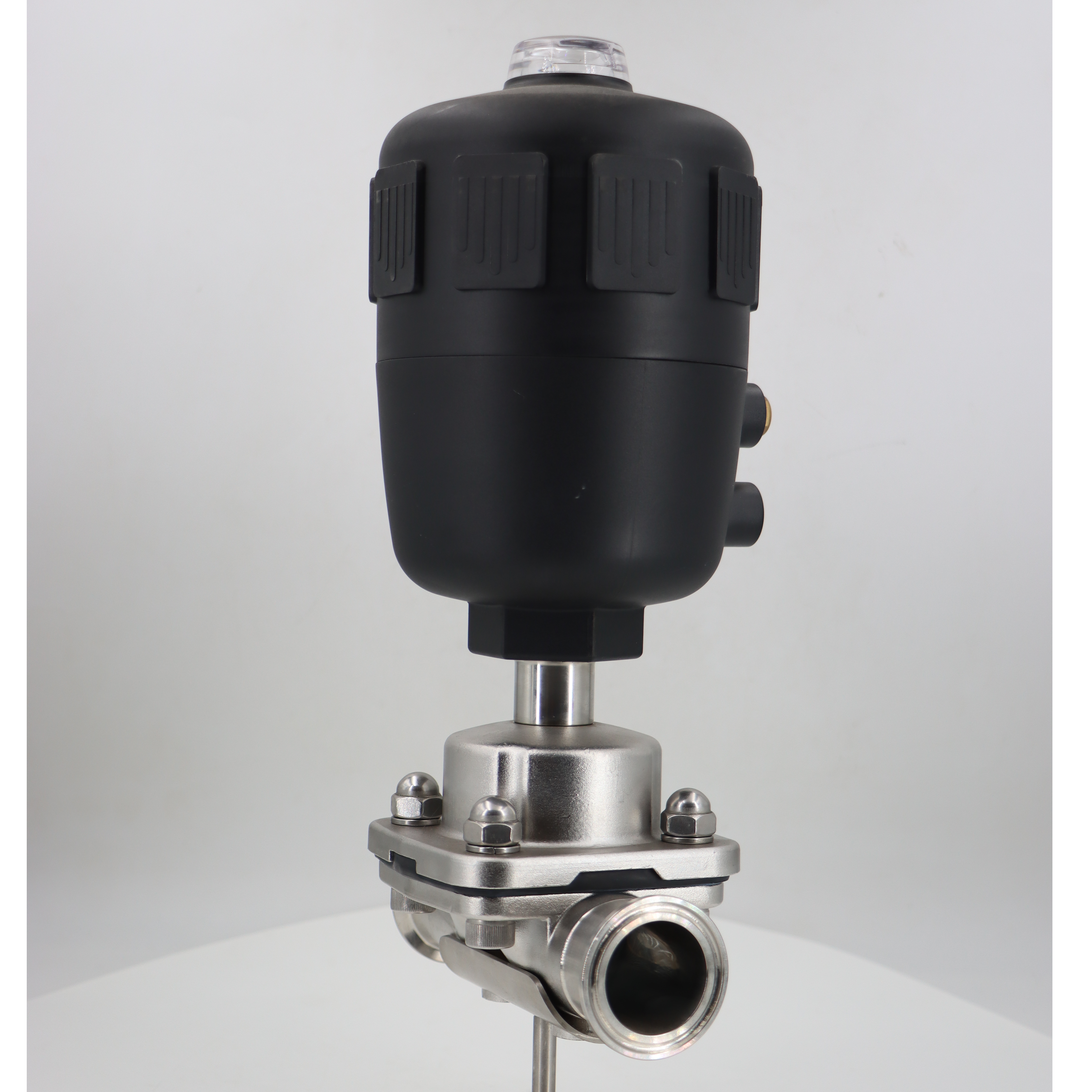 Stainless Steel Sanitary Welded Plastic Pneumatic Diaphragm Valve