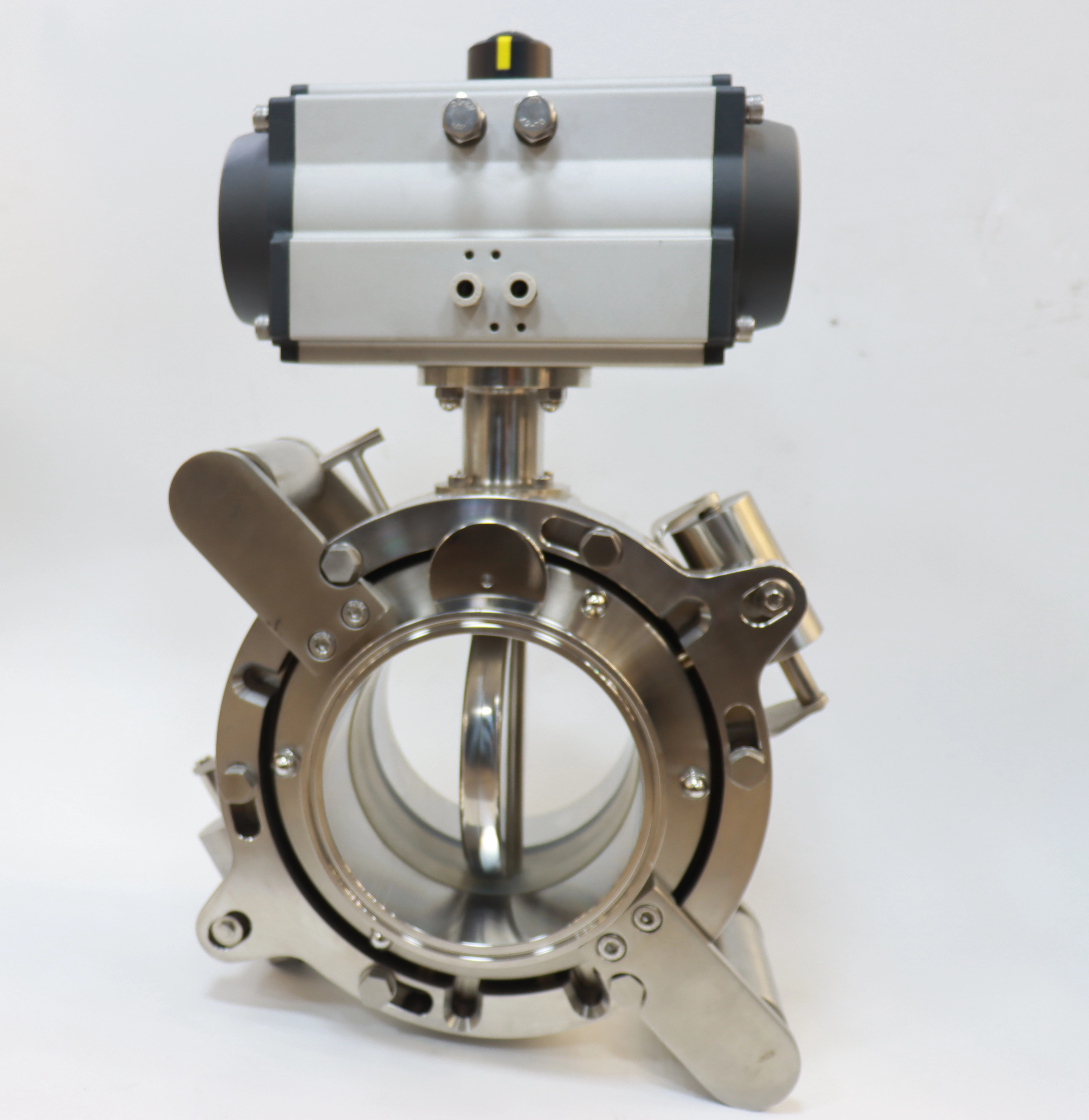 Stainless Steel Sanitary Pneumatic Split Rotary Butterfly Valve