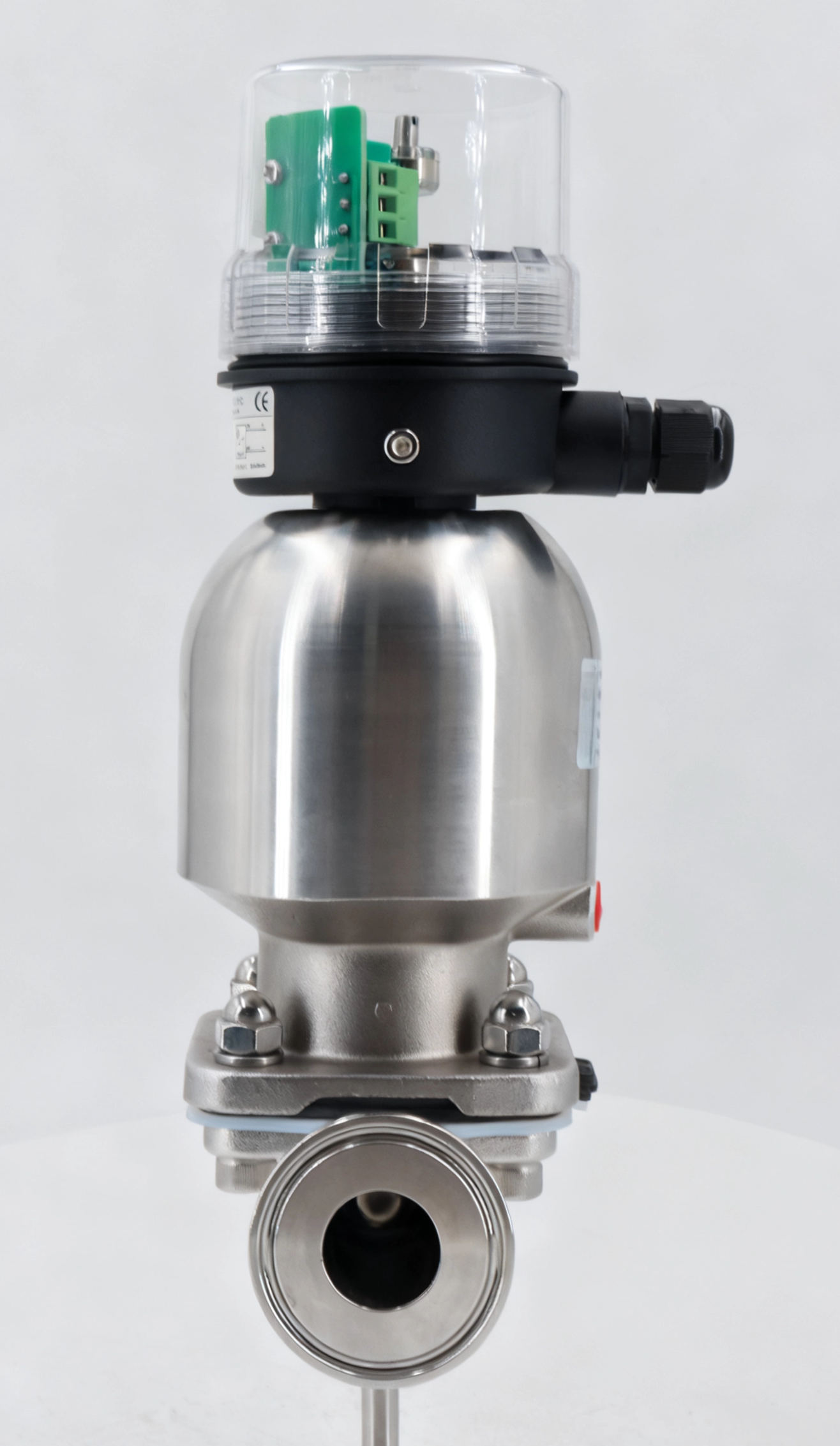 Stainless steel pneumatic quick-installation welded threaded diaphragm valve